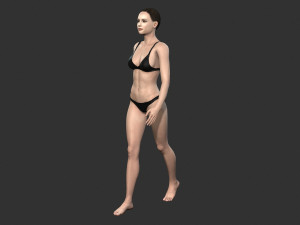 Beautiful Woman -Rigged 3d character 3Dモデル