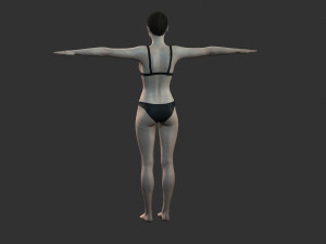 Beautiful Woman -Rigged 3d character 3Dモデル