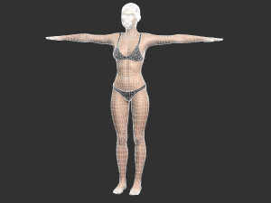 Beautiful Woman -Rigged 3d character 3Dモデル