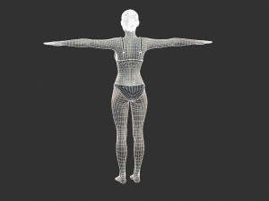 Beautiful Woman -Rigged 3d character 3Dモデル