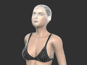Beautiful Woman -Rigged 3d character 3Dモデル
