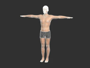 Beautiful man -Rigged 3d character 3D Model