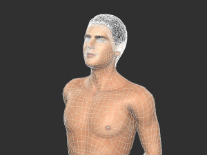 Beautiful man -Rigged 3d character 3D Модель