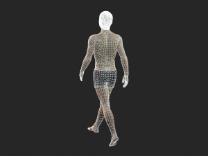 Beautiful man -Rigged 3d character 3D Модель