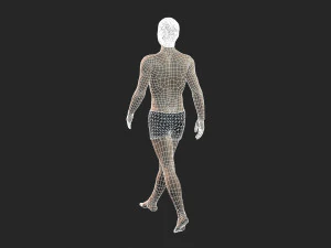 Beautiful man -Rigged 3d character 3D Model