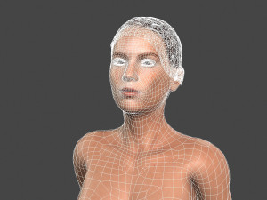 Beautiful Woman -Rigged 3d character Modèle 3D