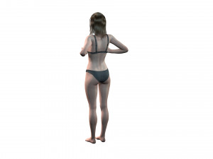 Beautiful Woman -Rigged 3d character 3D 模型