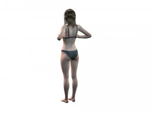 Beautiful Woman -Rigged 3d character 3D Model