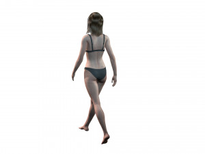 Beautiful Woman -Rigged 3d character 3D 模型