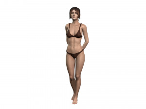 Beautiful Woman -Rigged 3d character 3D 모델