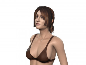 Beautiful Woman -Rigged 3d character 3D Модель