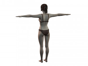 Beautiful Woman -Rigged 3d character 3D Модель