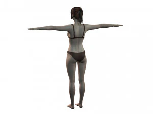 Beautiful Woman -Rigged 3d character 3D Model