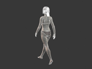 Beautiful Woman -Rigged 3d character 3D Модель
