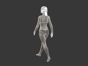 Beautiful Woman -Rigged 3d character 3D Model