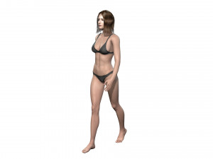 Beautiful Woman -Rigged 3d character 3D Model
