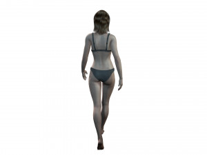 Beautiful Woman -Rigged 3d character 3D Model