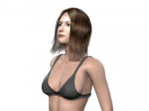 Beautiful Woman -Rigged 3d character 3D Model