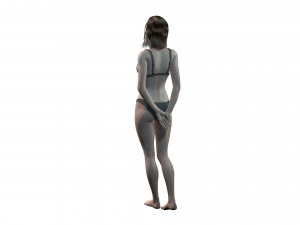 Beautiful Woman -Rigged 3d character 3D Model