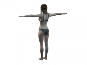 Beautiful Woman -Rigged 3d character 3D Model