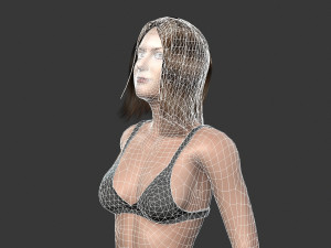 Beautiful Woman -Rigged 3d character 3D Model