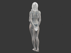 Beautiful Woman -Rigged 3d character 3D Model