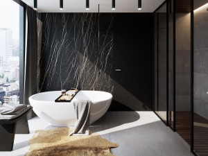 bathroom interior scene for cinema 4d and corona renderer Modèle 3D