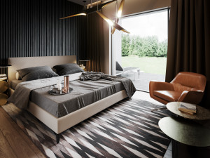 bedroom interior scene for cinema 4d and corona renderer 3D मॉडल