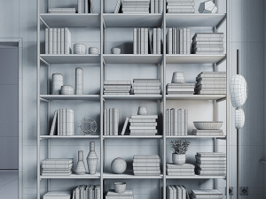 living room interior scene for cinema 4d and corona renderer Model 3D