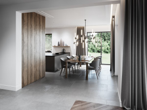 living room and kitchen scene for cinema 4d and corona renderer 3D 模型