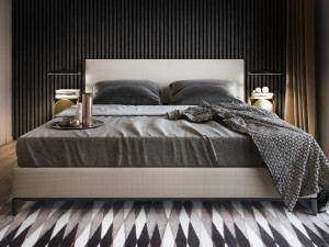 bedroom interior scene for cinema 4d and vray 3D Модель