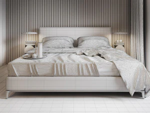 bedroom interior scene for cinema 4d and vray 3D Model
