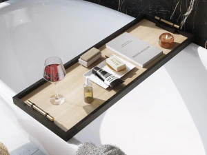 bathroom interior scene for cinema 4d and octane render 3D Model