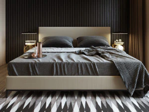 bedroom interior scene for cinema 4d and octane render 3D Model