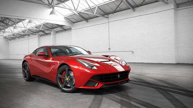 luxury ferrari hd model car 3D 模型 .c4d .max .obj .3ds .fbx .stl .blend 