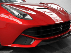 luxury ferrari hd model car 3D 模型