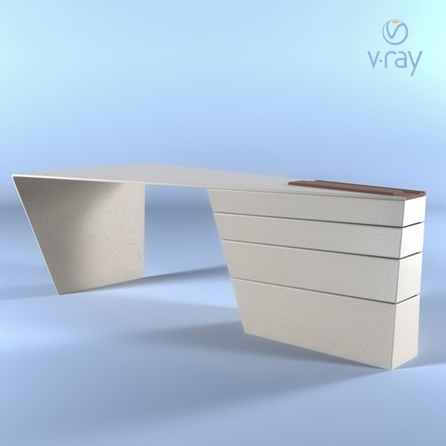 office tabe 3Dモデル .c4d .max .obj .3ds .fbx .stl .blend