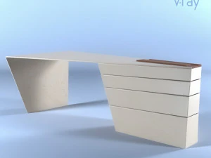 办公桌 3D 模型