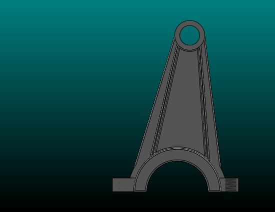piston connecting rod connecting rod body 3D Model .c4d .max .obj .3ds .fbx .stl .blend