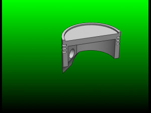 piston connecting rod connecting rod body 3D Model