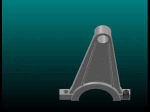 piston connecting rod connecting rod body 3D Model
