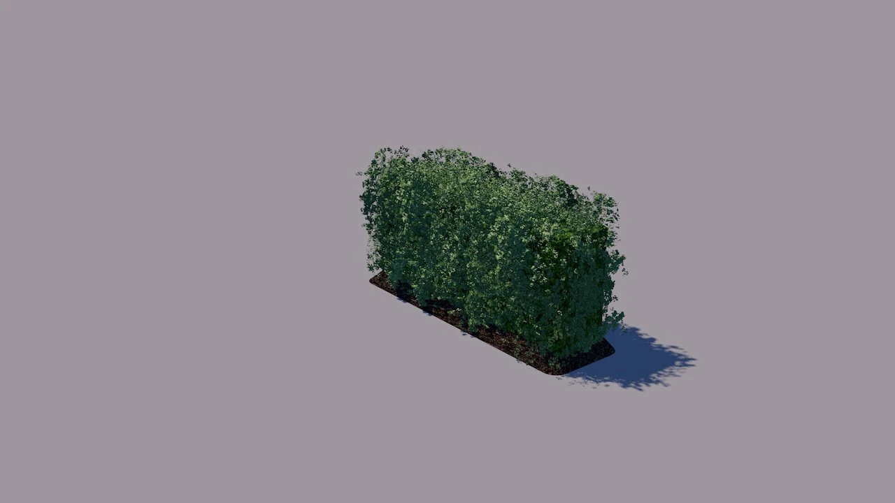 hedge 3D Model .c4d .max .obj .3ds .fbx .stl .blend 