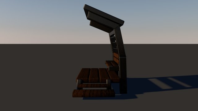 depot for the train Model 3D .c4d .max .obj .3ds .fbx .stl .blend 