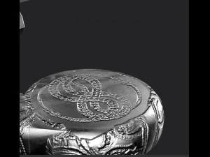 silver 1700 sword with pistol 2 various textures used and new textures low-poly 3D Model