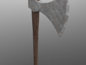 simple small axe free Modello 3D