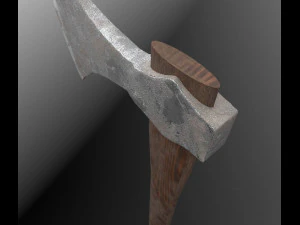 hacha peque&ntilde;a simple gratis Modelo 3D