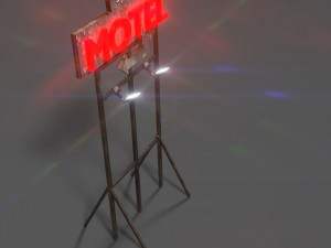 old motel 3D मॉडल