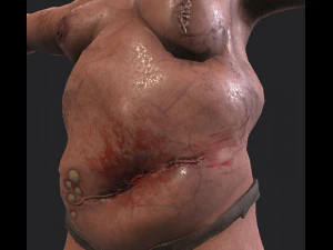 creepy baby 3D Model