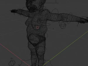 creepy baby 3D Model