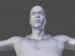 realistic hero 3D-Modell
